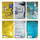 Photo of Robin Hobb Fitz and the Fool Series 3 Books Set Covers and Blurbs on a White Background