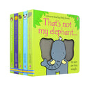 Usborne That's not my Zoo 5 Books Box Set (That's Not My Elephant, Panda, Meerkat..) By Fiona Watt & Rachel Wells