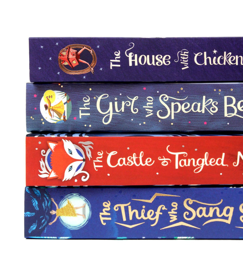 Sophie Anderson Collection 4 Books Set (The Thief Who Sang Storms, The House with Chicken Legs, The Girl Who Speaks Bear, The Castle of Tangled Magic)
