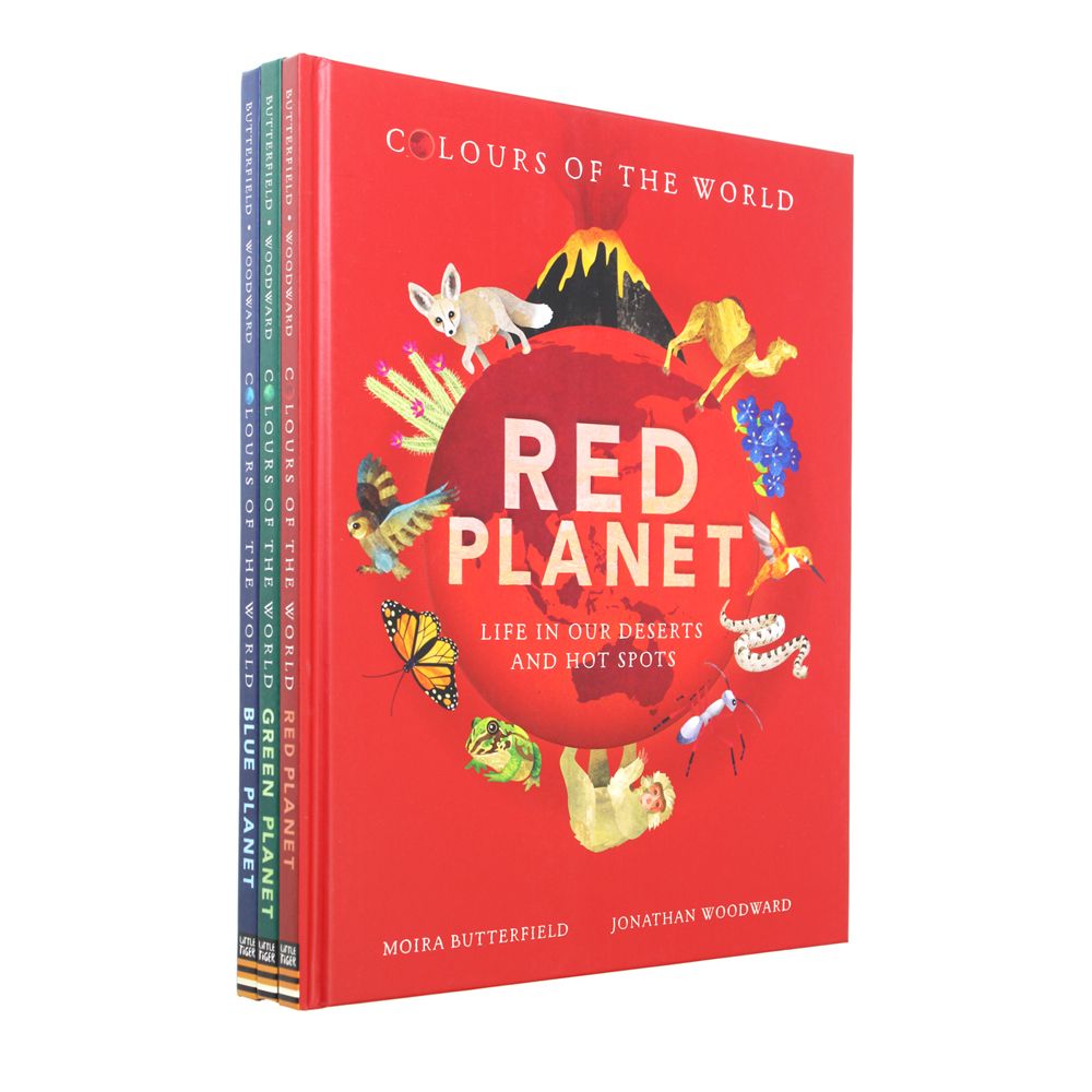 Colours of the World 3-Book Set | Blue Planet, Red Planet & Green Planet | Illustrated Children’s Books on Nature, Learning & Color Recognition