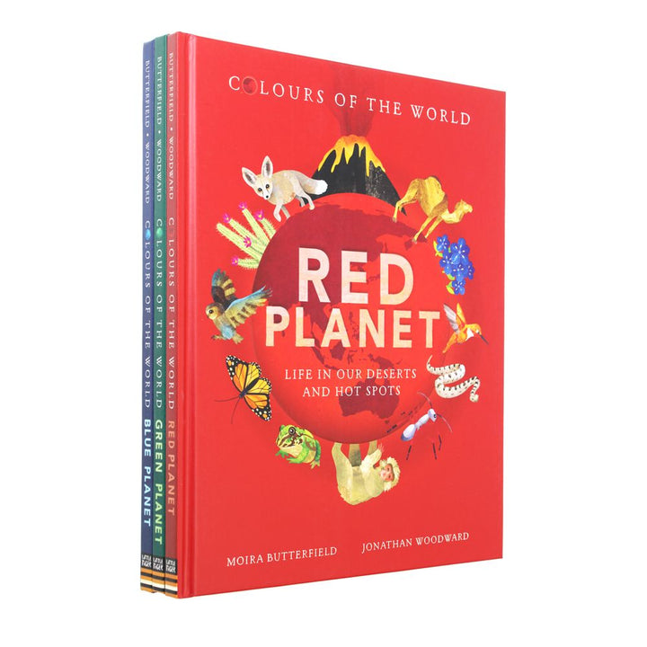 Colours of the World 3-Book Set | Blue Planet, Red Planet & Green Planet | Illustrated Children’s Books on Nature, Learning & Color Recognition