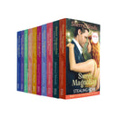 Photo of The Sweet Magnolias Series Books 1-10 by Sherryl Woods on a White Background