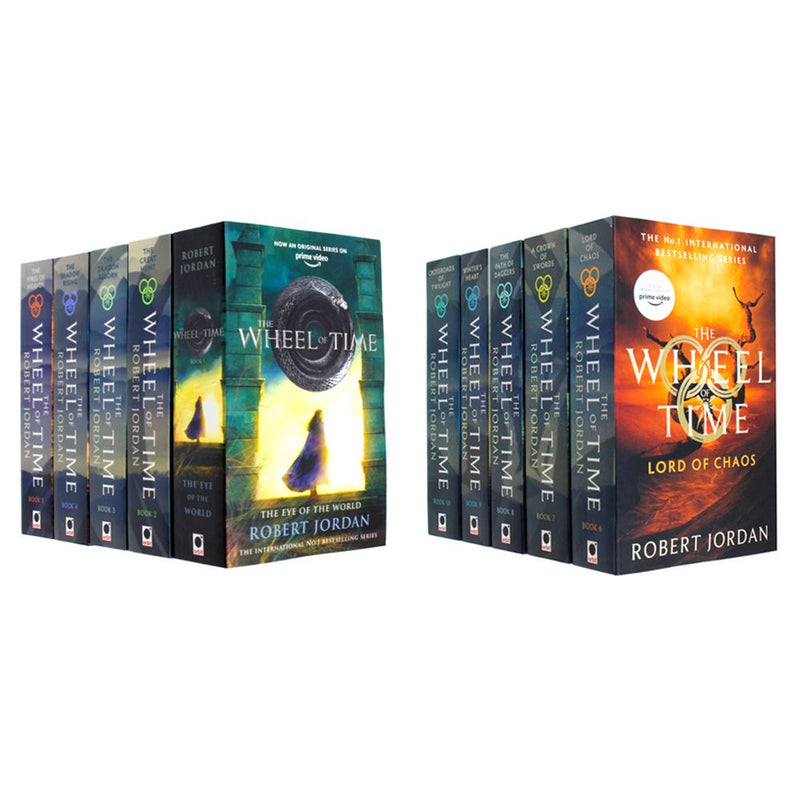 The Wheel of Time Series 10 Books Collection Set (Book 1-10) By Robert Jordan