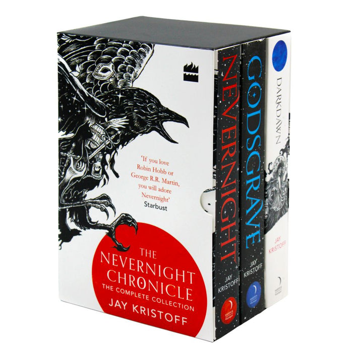 The Nevernight Chronicle Series 3 Books Collection Set by Jay Kristoff – Epic Fantasy Adventure Novels | Nevernight, Godsgrave & Darkdawn Book Set