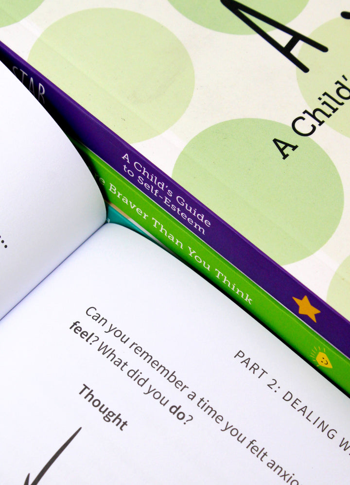 A Child's Guide to Emotions 4-Book Set (Be Strong, Be Brave, You're a Star, Don't Worry Be Happy) | Anxiety Relief & Mood Management for Kids 7-12