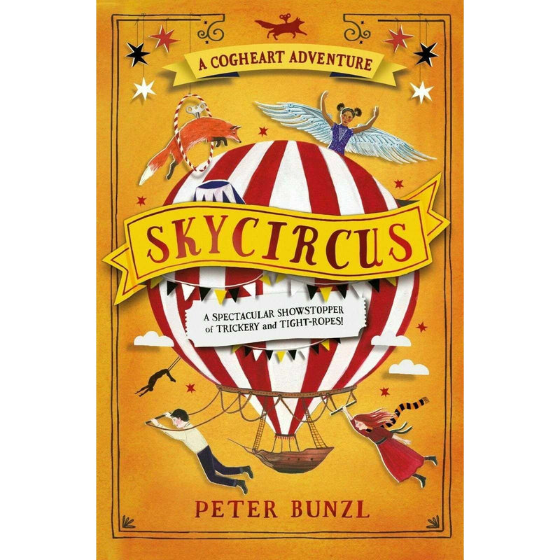 A Cogheart Adventure Series 4 paperback Book Collection Set by Peter Bunzl | Children's Fantasy Adventure Books | Imaginative Stories for 8+ years