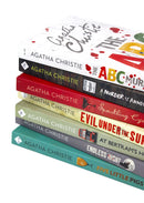 Photo of Agatha Christie Seven Deadly Sins Box Set Spines on a White Background