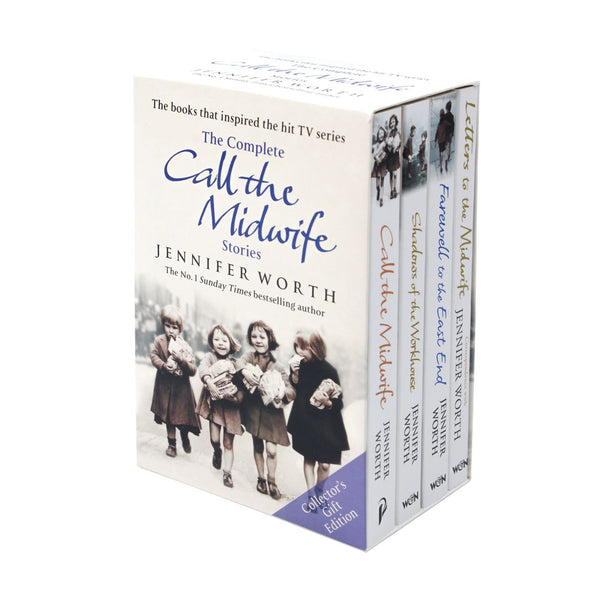 Call the Midwife Series 4-Book Set by Jennifer Worth | Historical Fiction Collection on Midwifery, Nursing, Life Stories & Drama – Paperback Pack