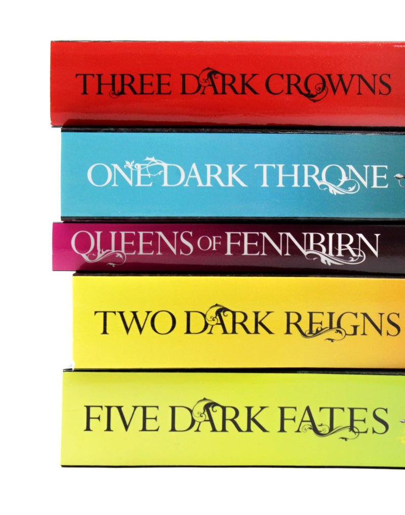 Three Dark Crowns Series 5 Books Collection Set By Kendare Blake (Three Dark Crowns, One Dark Throne, Two Dark Reigns, Queens of Fennbirn, Five Dark Fates)