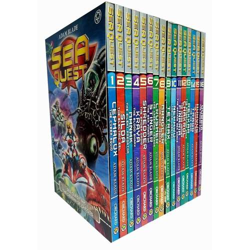 Adam Blade Sea Quest Series 1-4 Collection 16 Books Set Collection