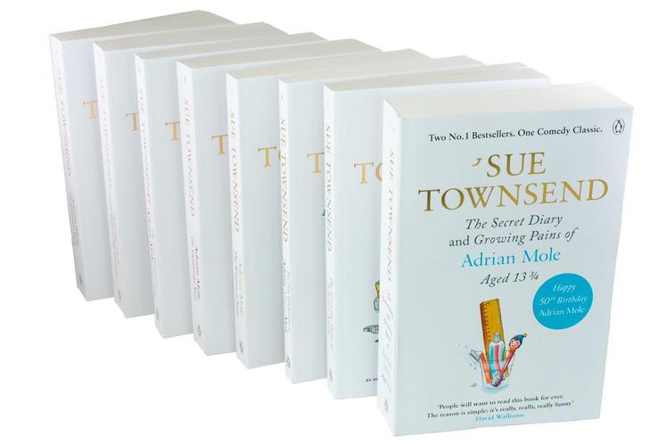 Sue Townsend Adrian Mole Series 8 Books Set Collection, The prostrate Years