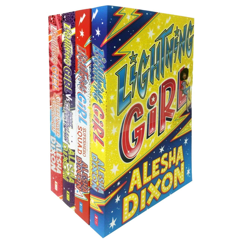 Alesha Dixon 4 Books Collection Set Secret Superpower Showdown, Lightning Girl