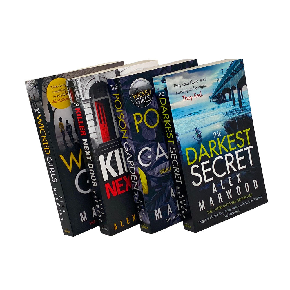 Alex Marwood 4-Book Set | Gripping Thriller Collection: Poison Garden, Darkest Secret, Killer Next Door & Wicked – Suspense, Mystery & Crime Fiction