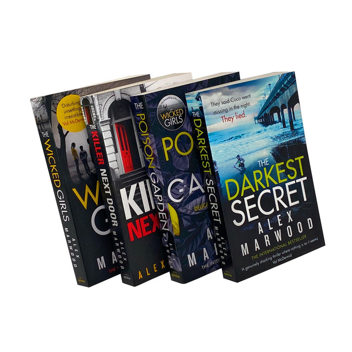 Alex Marwood 4-Book Set | Gripping Thriller Collection: Poison Garden, Darkest Secret, Killer Next Door & Wicked – Suspense, Mystery & Crime Fiction