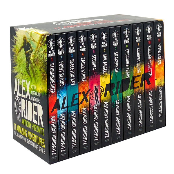 Alex Rider 11-Book Box Set by Anthony Horowitz |Action-Packed Children's Adventure Series with Mystery,Thrillers & Suspense for Young Readers & Kids