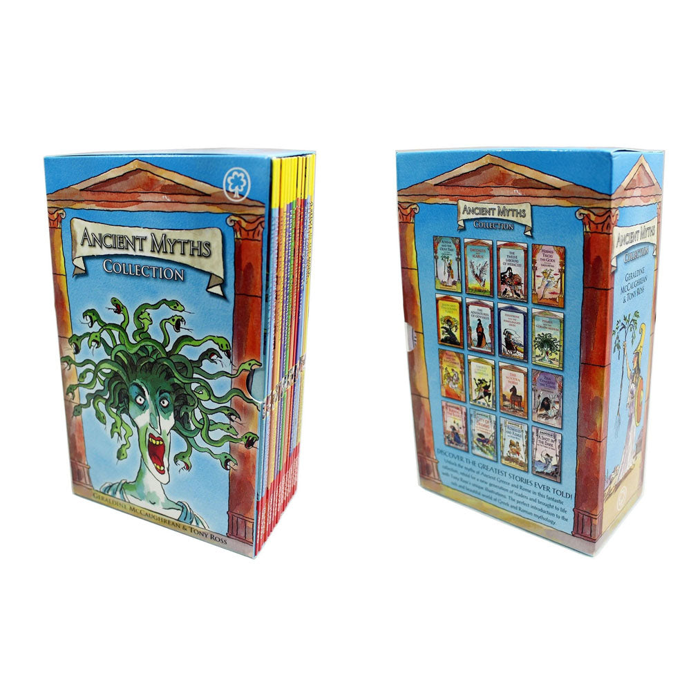 Ancient Myths 16 Books Collection Set by McCaughrean & Ross – Mythology Book Series, Legendary Tales, Folklore, Fiction & Classic Stories