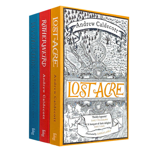 Andrew Caldecott 3 Book Set Collection, Lostacre, Rotherweird, Wyntertide