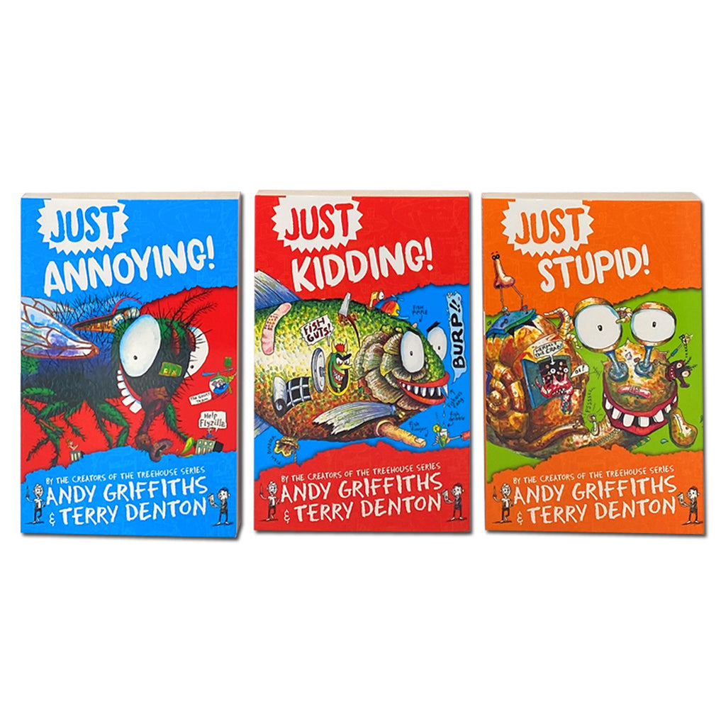 Just Series 3 Books Set Collection By Andy Griffiths & Terry Denton - Paperback