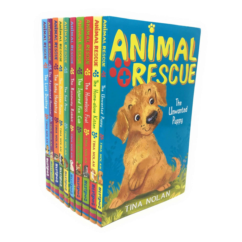 Animal Rescue 10 Books Set Collection by Tina Nolan inc The Unwanted Puppy, The