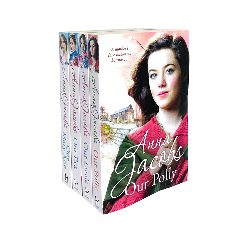 Anna Jacobs The Kershaw Sisters 4 Books Collection Set Our Lizzie, Our Eva