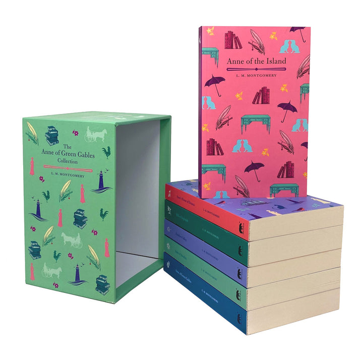 The Anne of Green Gables 6-Book Box Set Collection – Classic Children's Literature by L.M. Montgomery | Timeless Fiction, Adventure & Friendship
