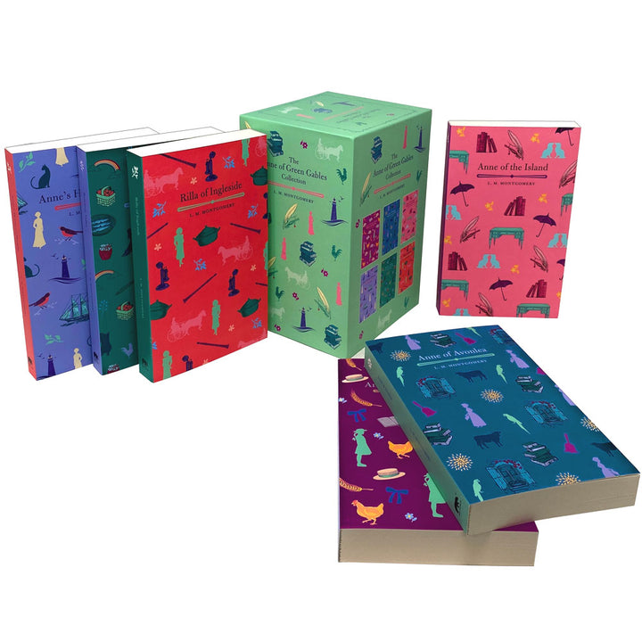 The Anne of Green Gables 6-Book Box Set Collection – Classic Children's Literature by L.M. Montgomery | Timeless Fiction, Adventure & Friendship