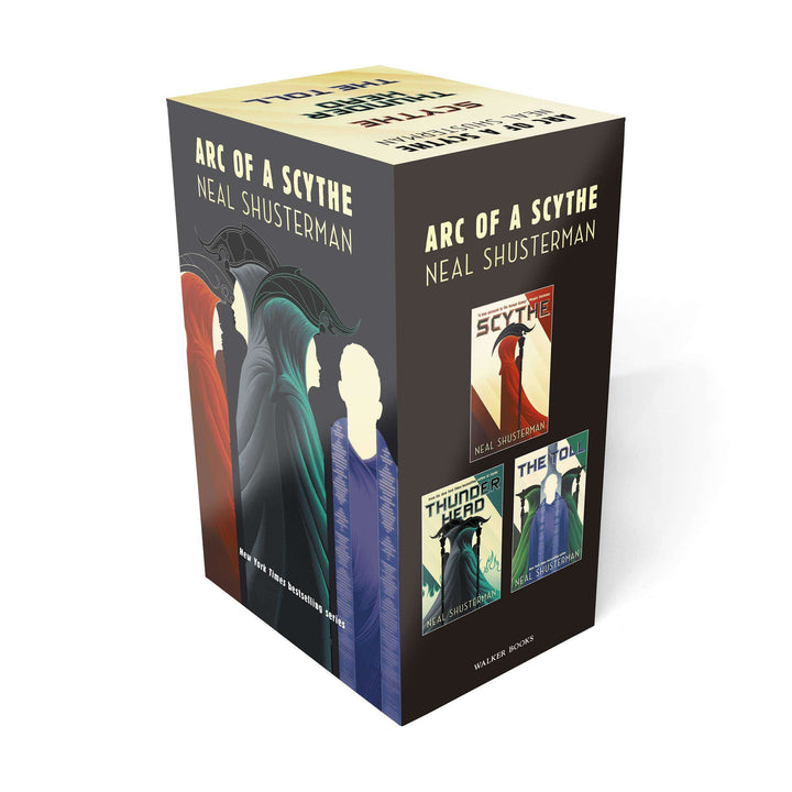Arc of a Scythe Trilogy by Neal Shusterman | Young Adult Dystopian Fiction Paperback Boxed Set (Scythe,Thunderhead,The Toll) Adventure &Suspense Books