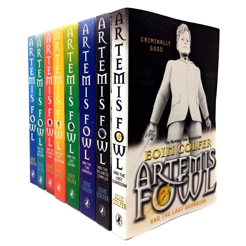 Artemis Fowl Collection Eoin Colfer 8 Books Set Last Guardian, Opal Deception