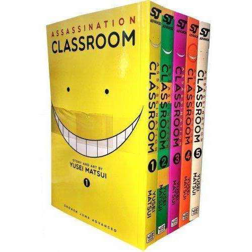 Assassination Classroom Vol 1-5 Collection 5 Books Set (Series 1) Yusei Matsui Manga Graphic Novel