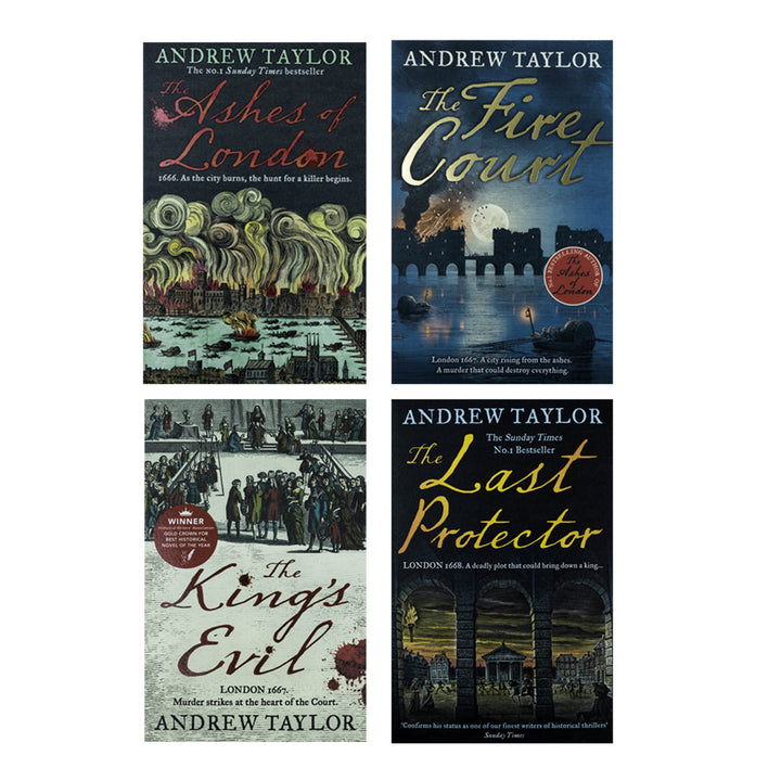 James Marwood & Cat Lovett Series 4 Book Set by Andrew Taylor| Historical Mystery & Thriller Collection – Suspenseful Fiction, Adventure & Reading Fun
