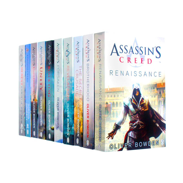 Assassin’s Creed Official 10 Books Collection Set 1-10 Heresy, Odyssey, Crusade