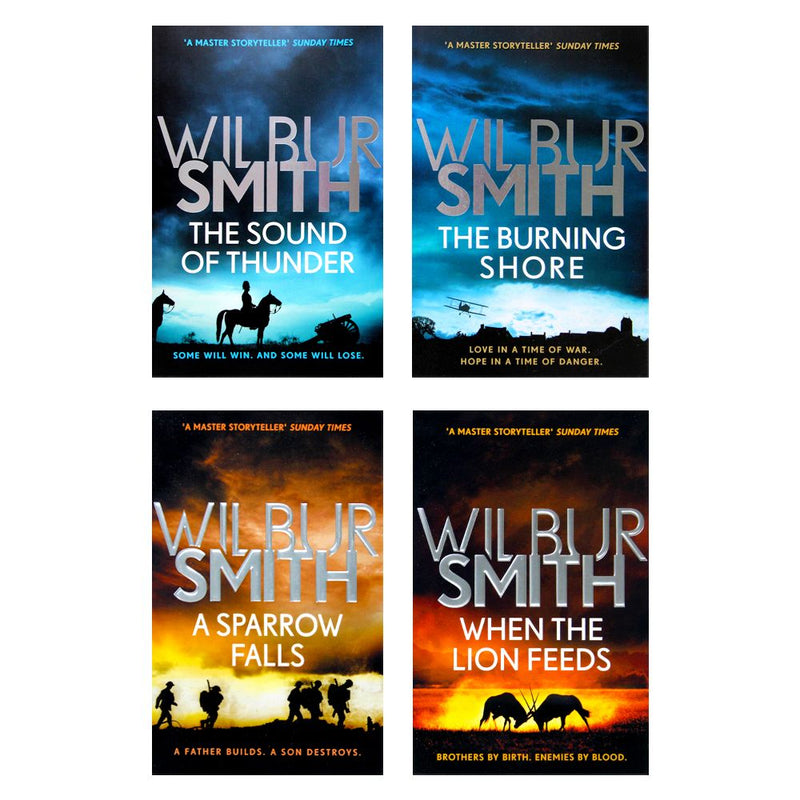 The Courtney Series 4 Books Collection Set (1 to 4) Pack By Wilbur Smith