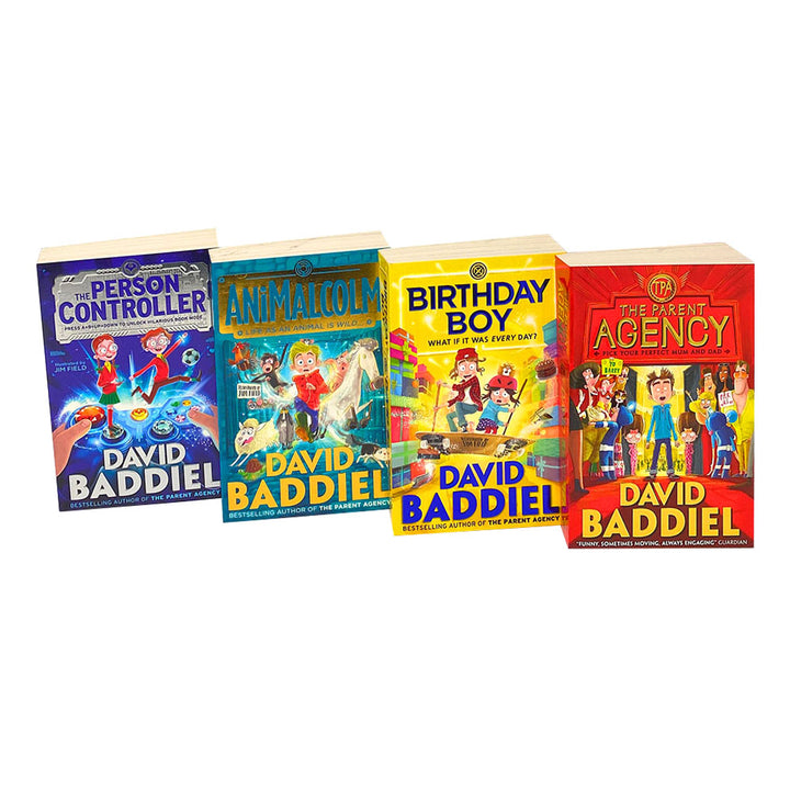 David Baddiel 4-Book Collection Set |Birthday Boy, The Parent Agency, The Person & More | Funny Kids Fiction, Adventure, Family Fun & Creative Stories