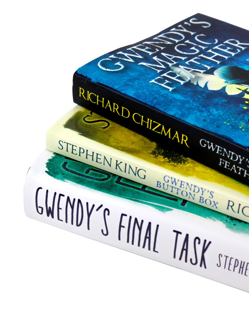 Gwendy's Button Box Trilogy Collection 3 Books Set By Stephen King, Richard Chizmar (Gwendy's Button Box, Gwendy's Magic Feather, [Hardcover]Gwendy's Final Task)