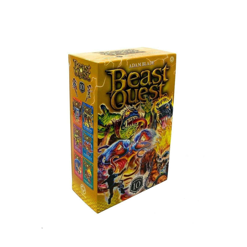 Beast Quest 6 Books (Series 10) Children Collection Box Set By Adam Blade