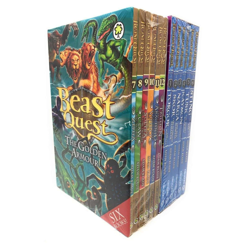 Beast Quest (Series 2 and 3) 12 Books Set Collection Adam Blade