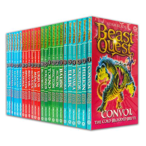Beast Quest Series 7 - 10 Sets 24 Books Collection (Series 7 Books 1-6, Series 8 Books 1-6, Series 9 Books 1-6, Series 10 Books 1-6)