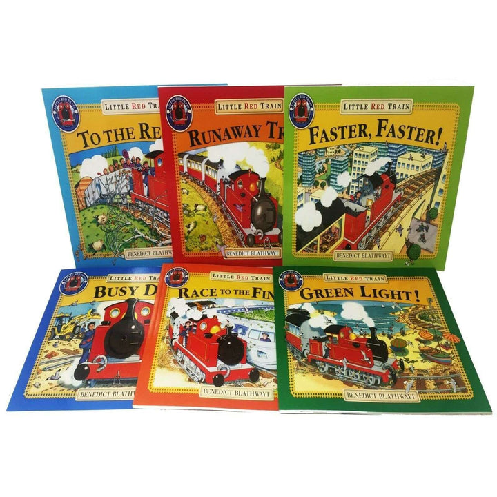 Benedict Blathwayt The Little Red Train 6-Book Collection Set | Fun Children's Adventure Series, Picture Books & Bedtime Stories for Young Readers