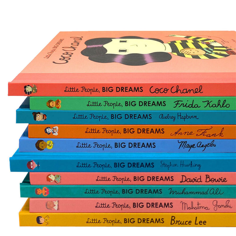 Little People, Big Dreams 10 Books Box Set Artists And Writers, Trailblazing Men