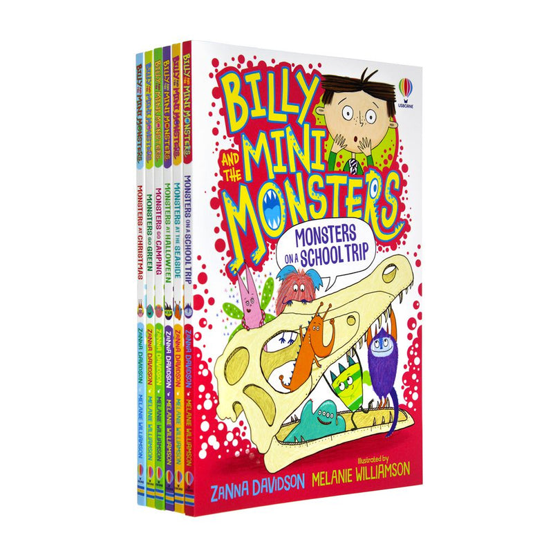 Billy and the Mini Monsters Series 2 (7-12) Collection 6 Books (Monsters On a School Trip, Monsters At The Seaside, Monsters at Halloween & Many More!)