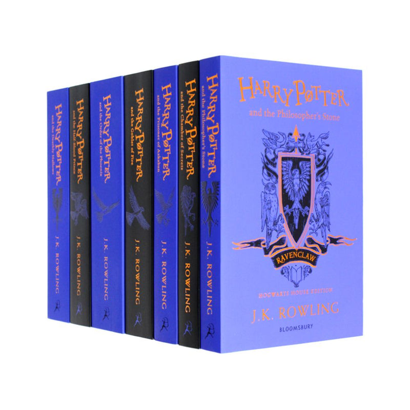 Harry Potter Ravenclaw House Editions Paperback Set: J.K. Rowling - 7 books Set ( No Box)