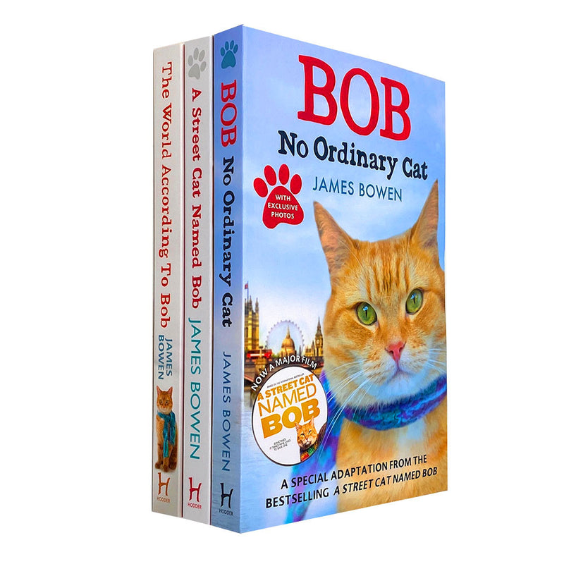 James Bowen Bob Collection 3 Books Set A Street Cat Named Bob