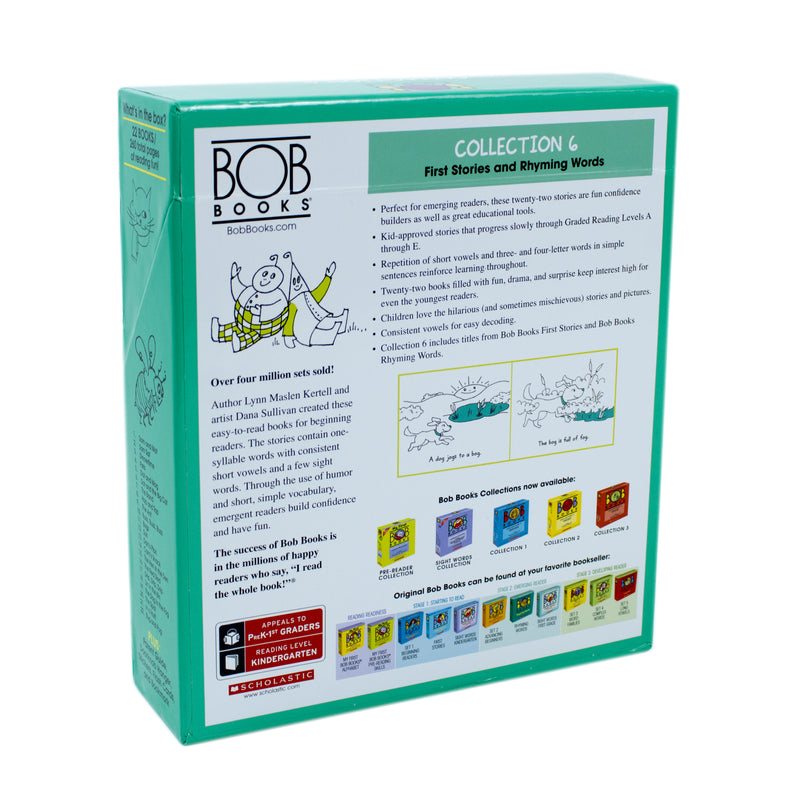 Bob Books Collection Set Box 6 - First Stories and Rhymes