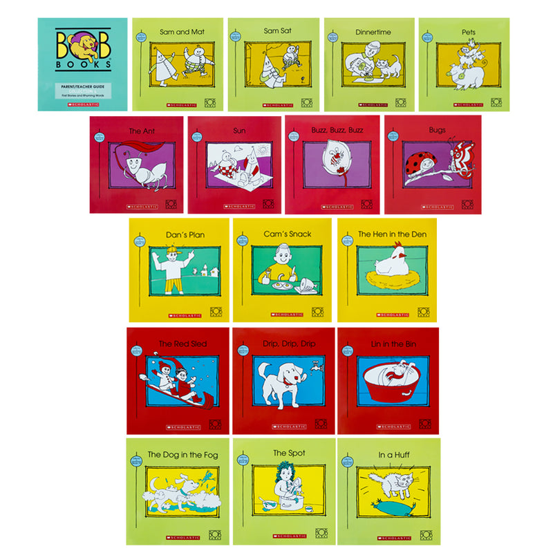 Bob Books Collection Set Box (First Stories and Rhyming Words)