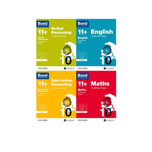 Bond 11+ Maths English 10 Minute Tests For Ages 7-8