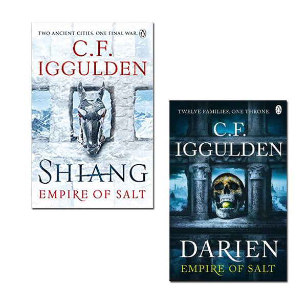 C.F Iggulden 2 Book Set Collection Empire of Salt Series, Shiang, Darien...