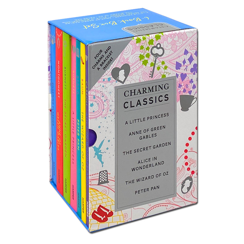 Charming Classics 6 Books Collection Set : Alice In Wonderland, A Little princess