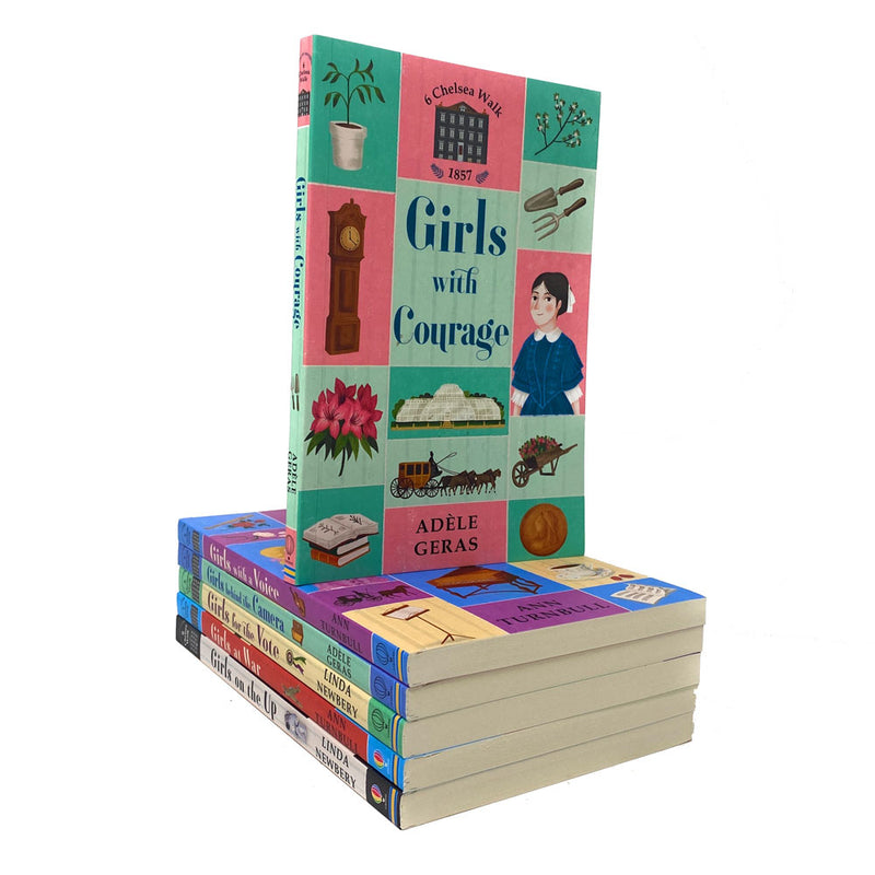 Chelsea Walk Series 6 Books Set Collection Girls with a Voice, Girls at War