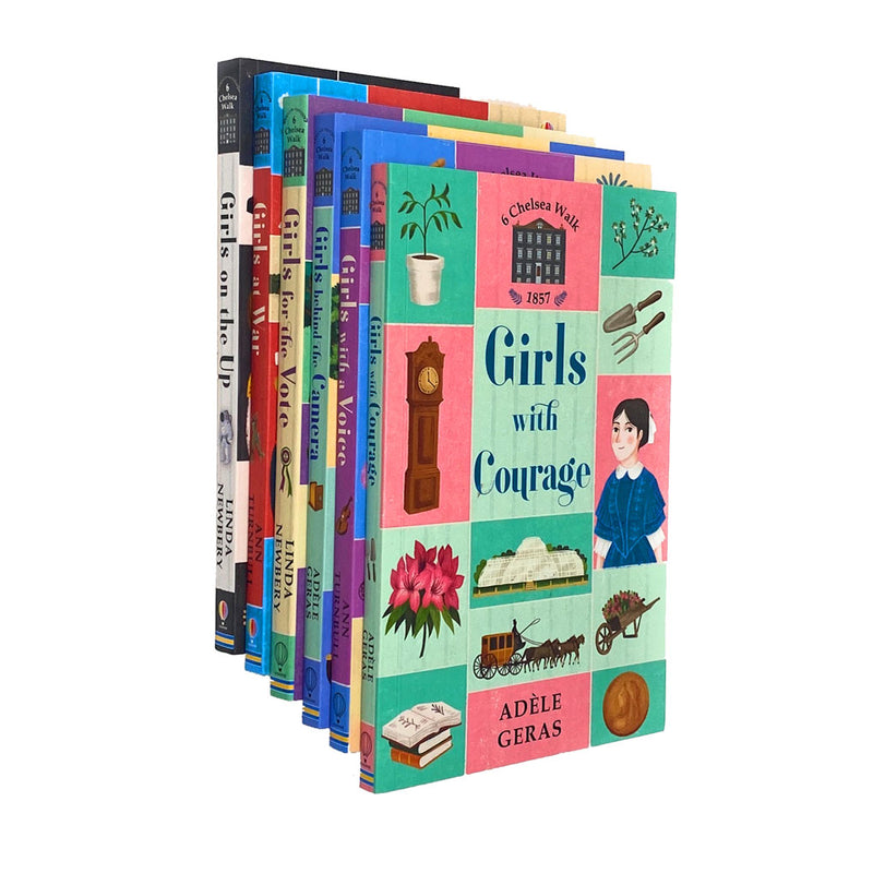 Chelsea Walk Series 6 Books Set Collection Girls with a Voice, Girls at War