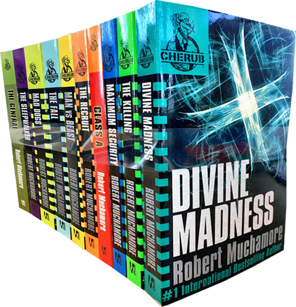 Robert Muchamore Cherub Series 10 Books Collection Set Class A, Divine Madness